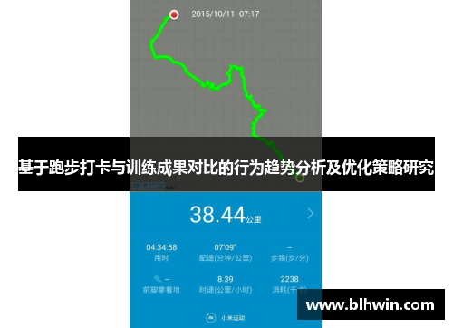 基于跑步打卡与训练成果对比的行为趋势分析及优化策略研究